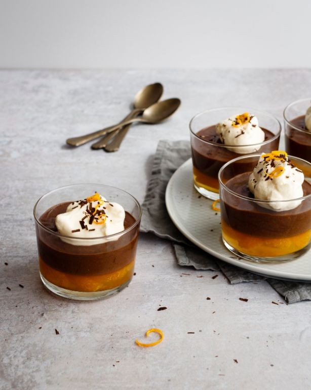 Mandarin Orange and Chocolate Mousse