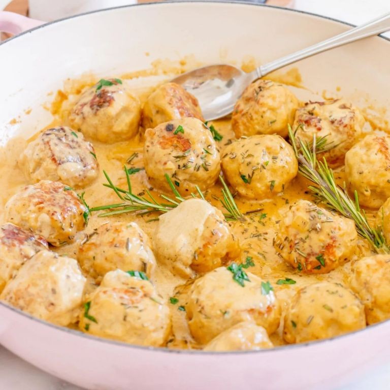 Maple Dijon Aidells Chicken Meatballs