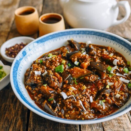 Mapo Eggplant with Minced Pork