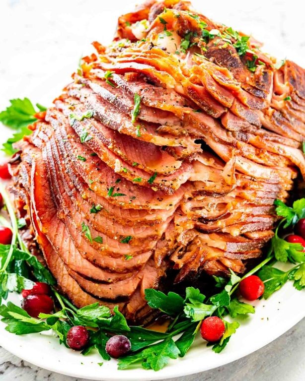 Marjoram Honey Glazed Ham