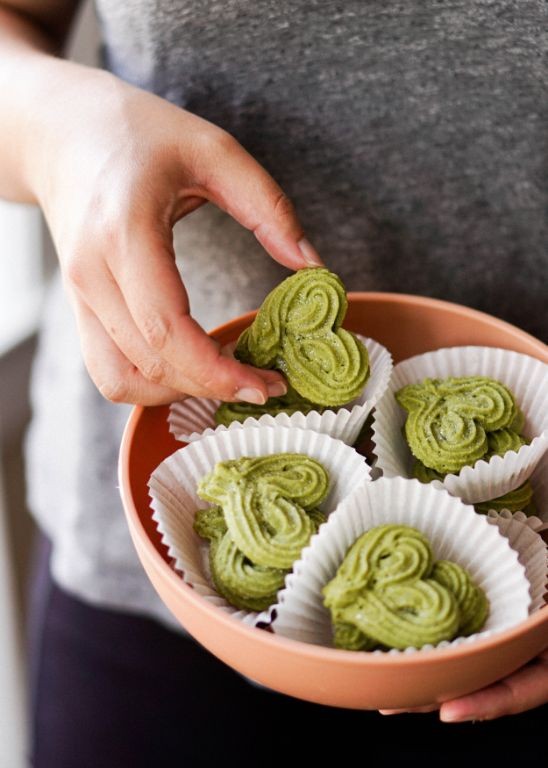 Matcha Green Tea Butter Cookies