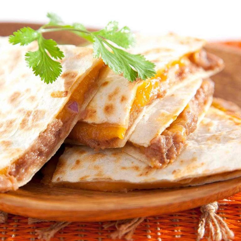 Mayocoba Bean and Cheese Quesadillas