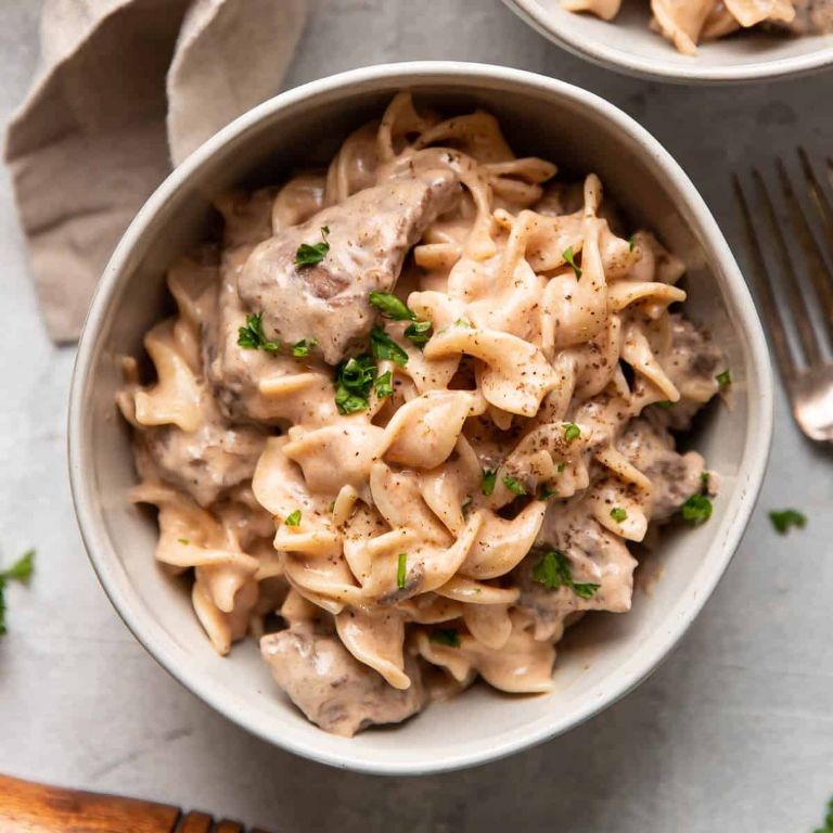 Media Crema Beef Stroganoff