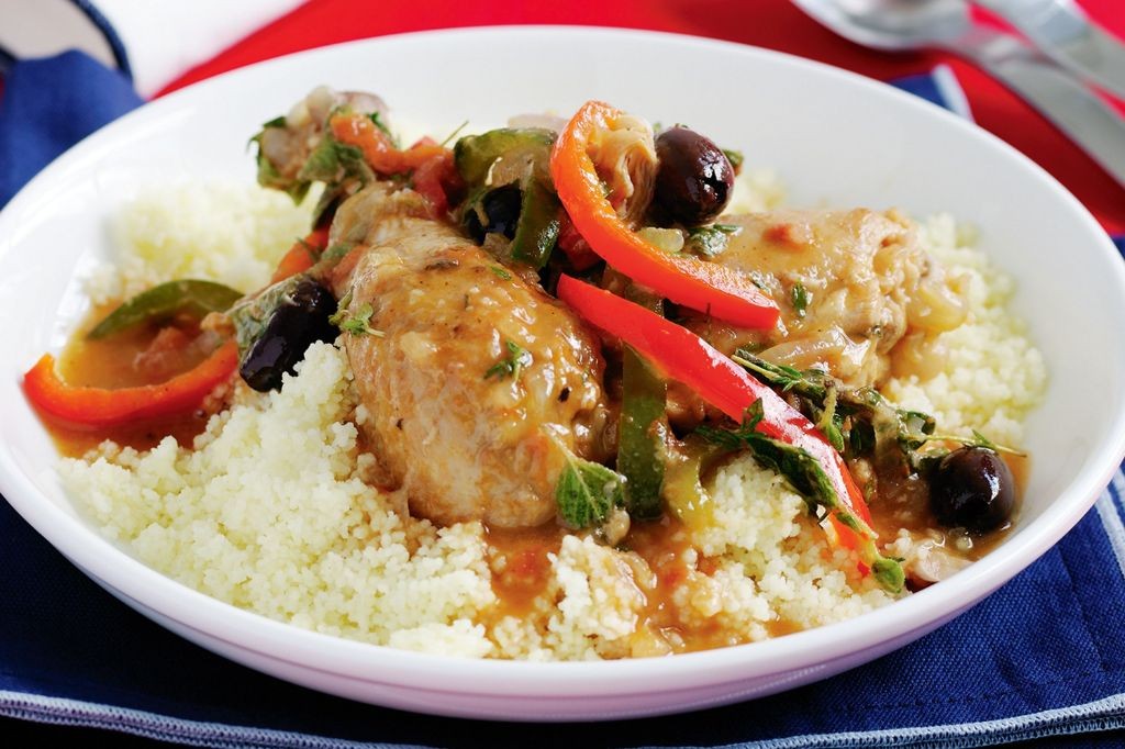 Mediterranean Chicken and Olive Casserole