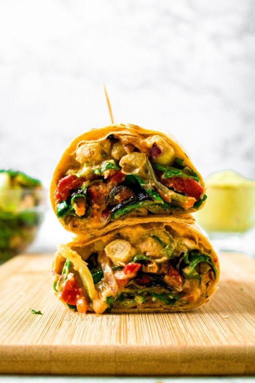 Mediterranean Hummus Wrap