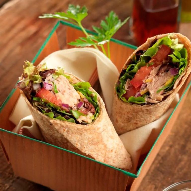Mediterranean Tuna Wrap