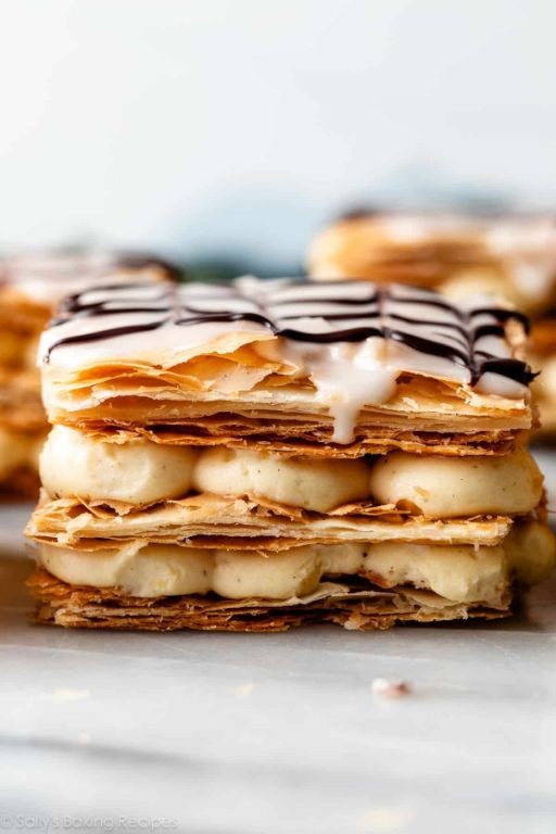 Mille-Feuille with Pastry Cream