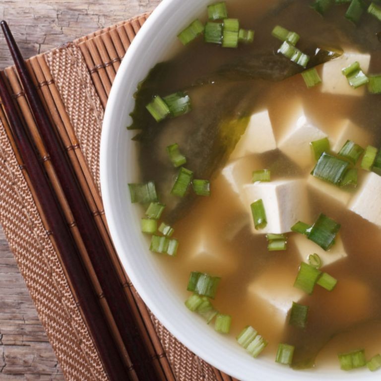 Miso Soup with Tofu and Wakame