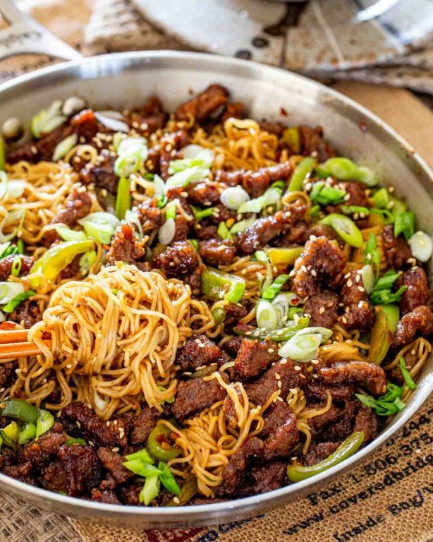 Mongolian Beef Noodle Bowl