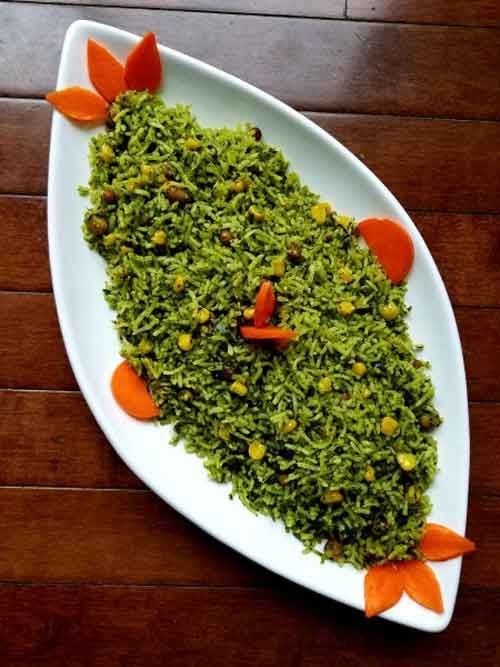 Moringa Leaf and Coconut Rice