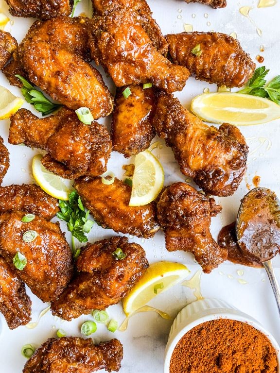 Old Bay Teriyaki Glazed Wings