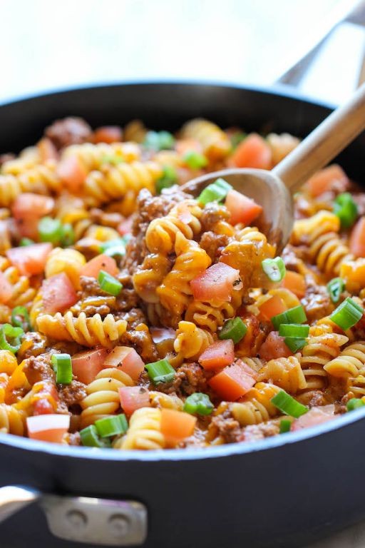 One-Pot Hamburger Skillet Casserole