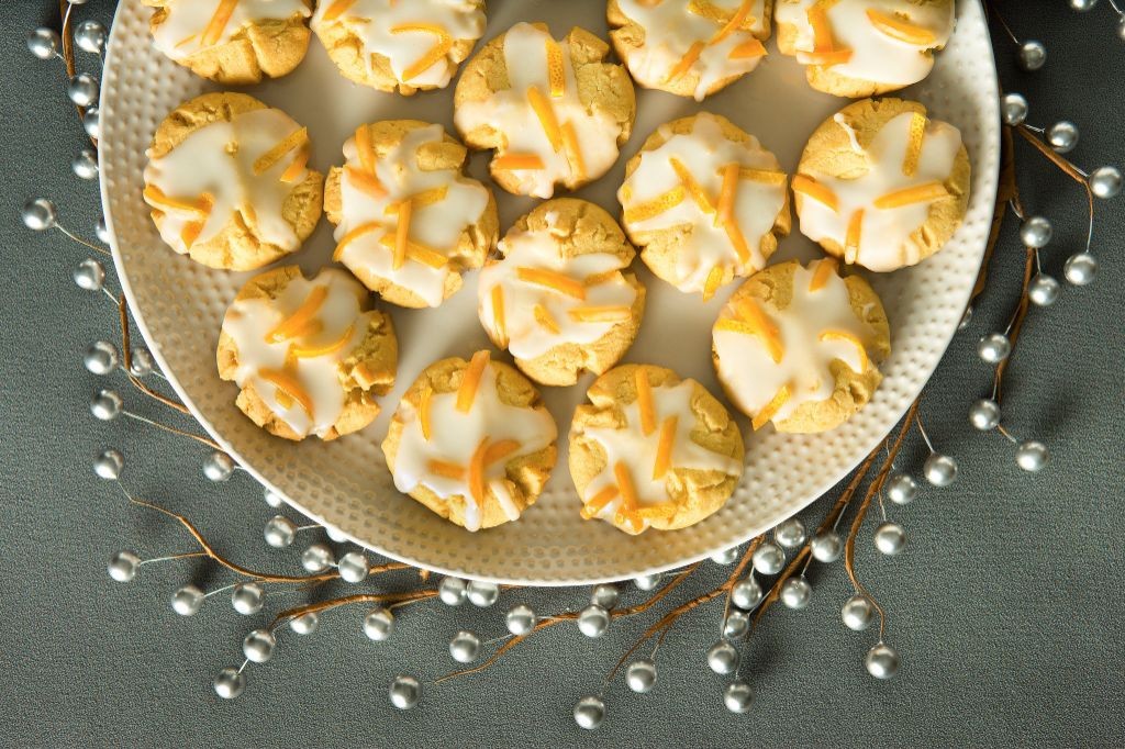 Orange Zest Butter Cookies