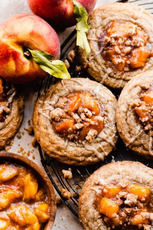 Peach Cobbler Cookies