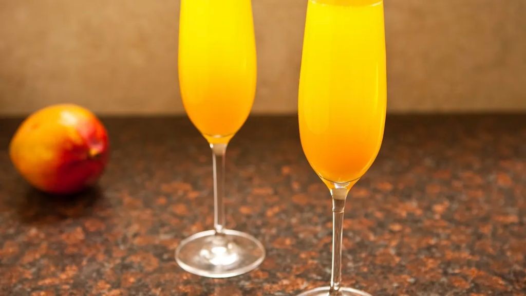Peach Mango Champagne Punch