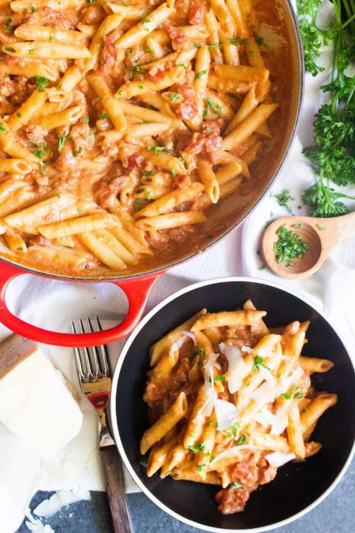 Penne alla Vodka with Pancetta