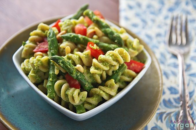 Pesto Asparagus Pasta Salad