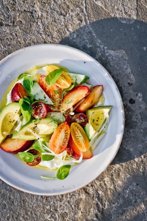 Plum Tomato and Avocado Salsa