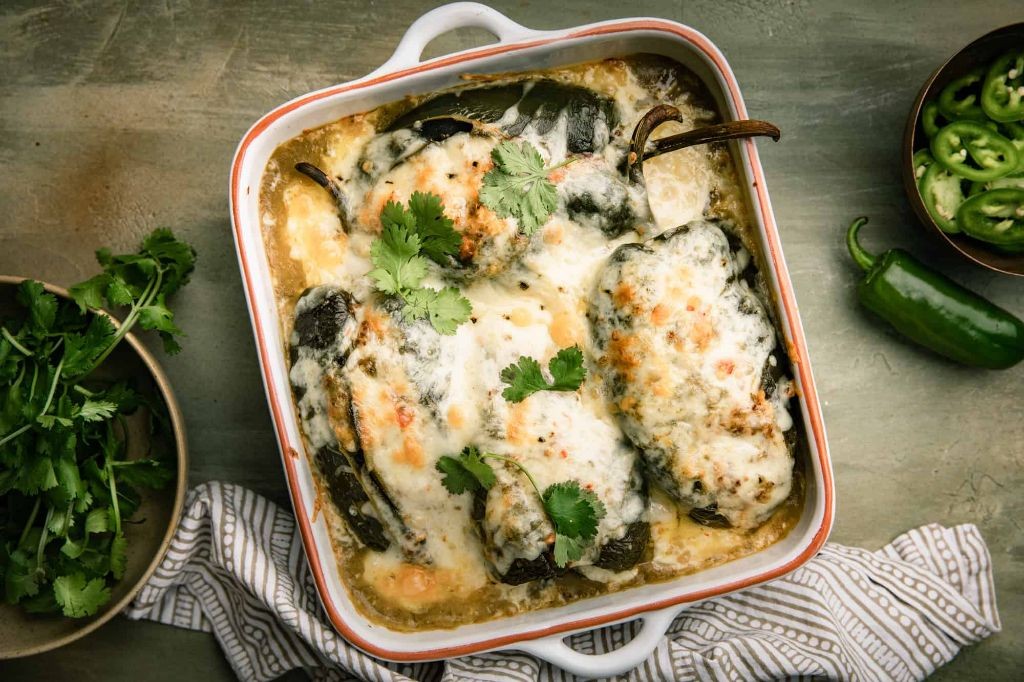 Poblano and Cheese Stuffed Chicken