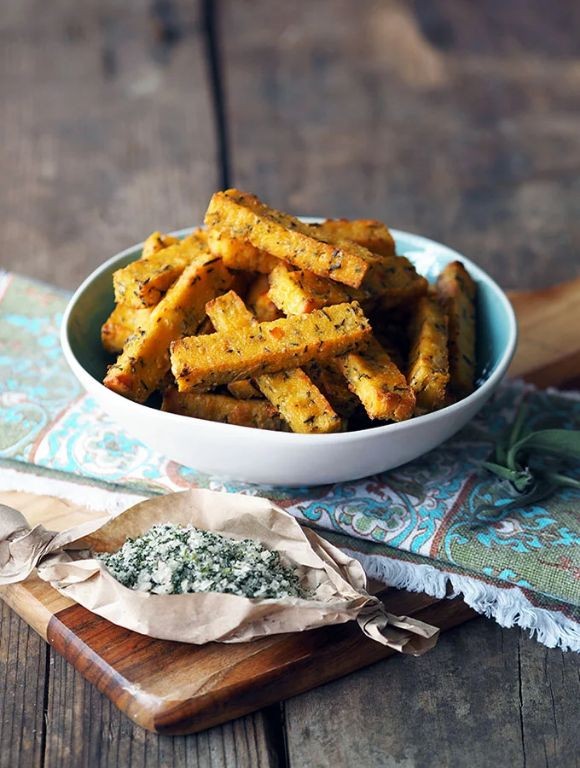Polenta Fries with Rosemary and Sea Salt