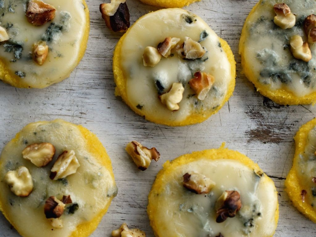 Polenta with Gorgonzola and Walnuts