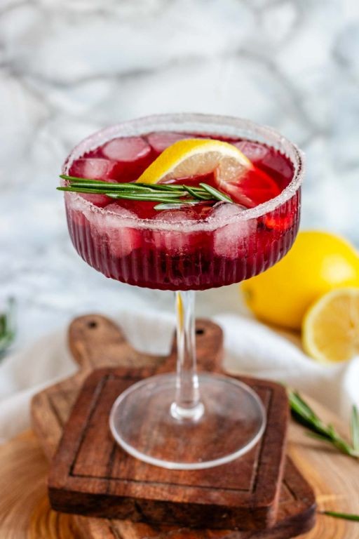 Pomegranate Cranberry Vodka Sour