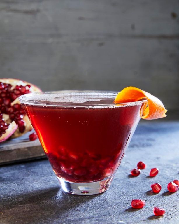 Pomegranate Manhattan