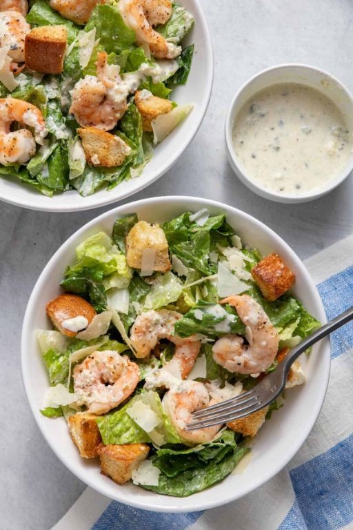 Pre Cooked Shrimp Caesar Salad