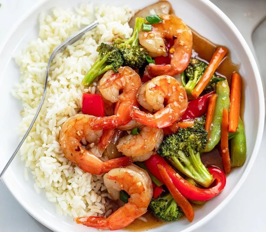 Pre Cooked Shrimp Stir Fry with Vegetables