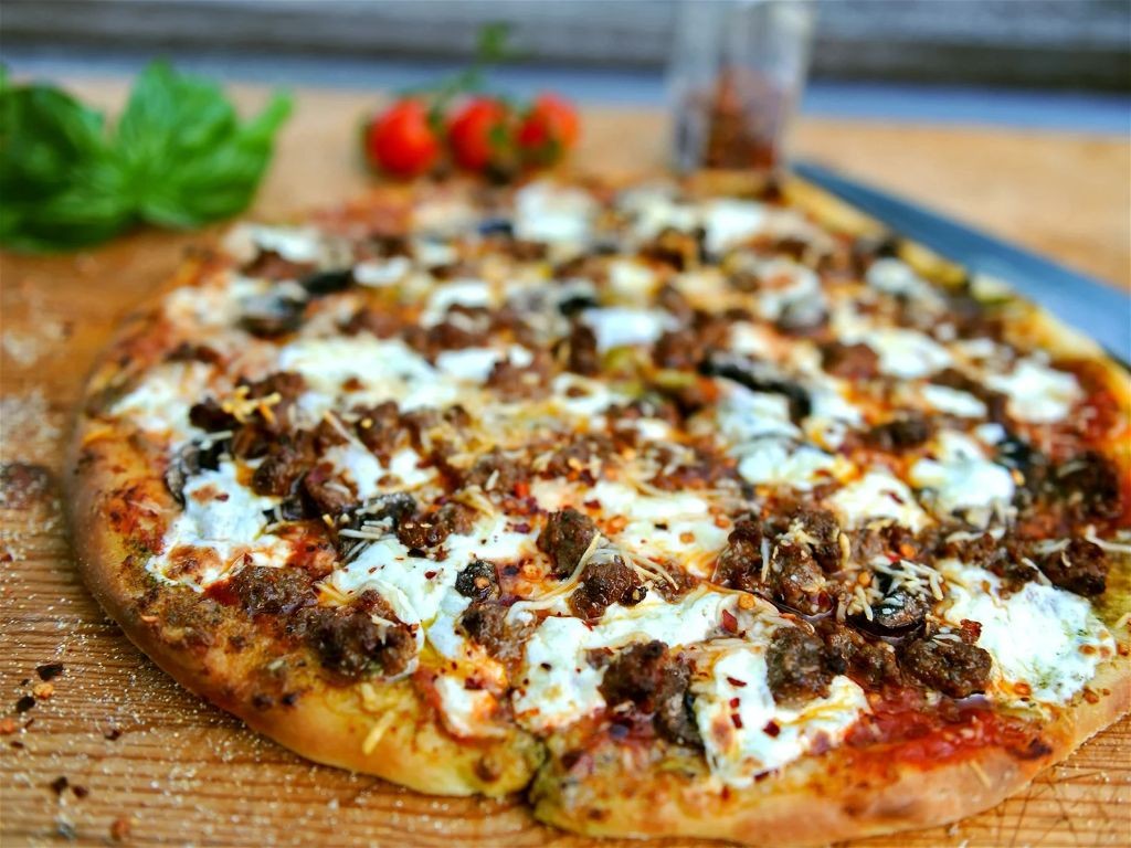 Prego Sausage and Mushroom Pizza