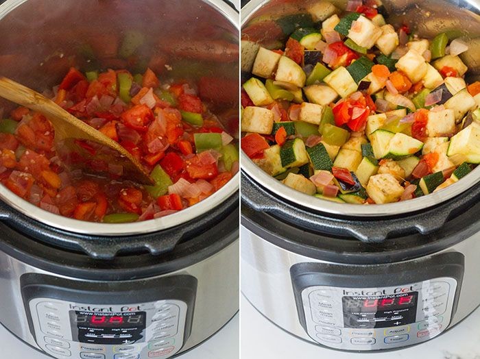 Pressure Cooker Ratatouille