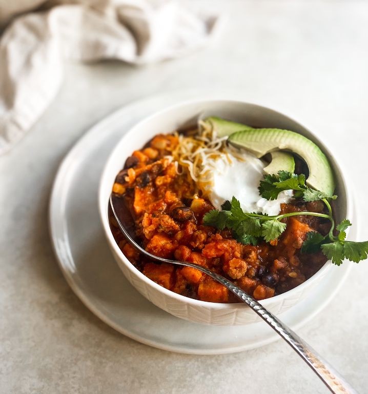 Protein-Packed Turkey and Sweet Potato Chili