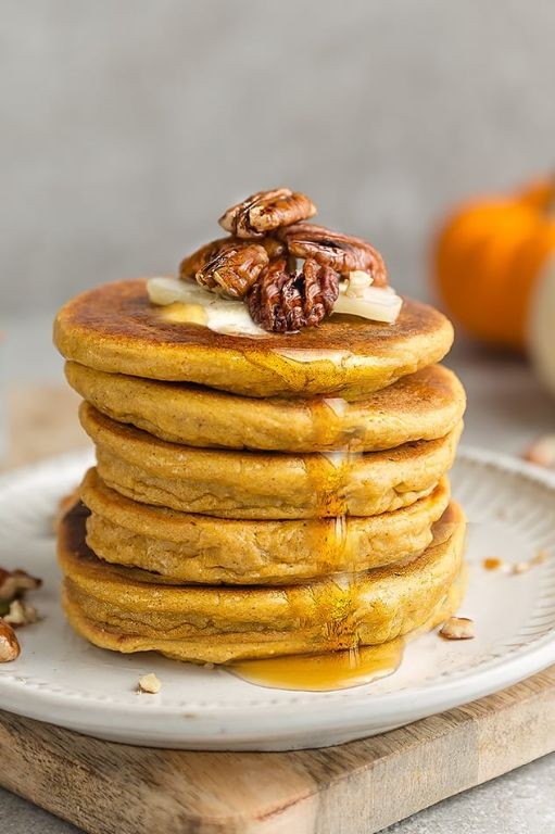 Pumpkin Almond Flour Pancakes
