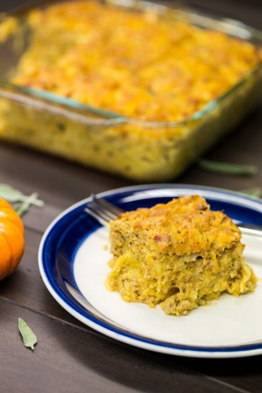 Pumpkin and Sage Breakfast Casserole