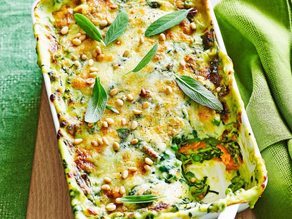 Pumpkin and Sage Lowfat Lasagna