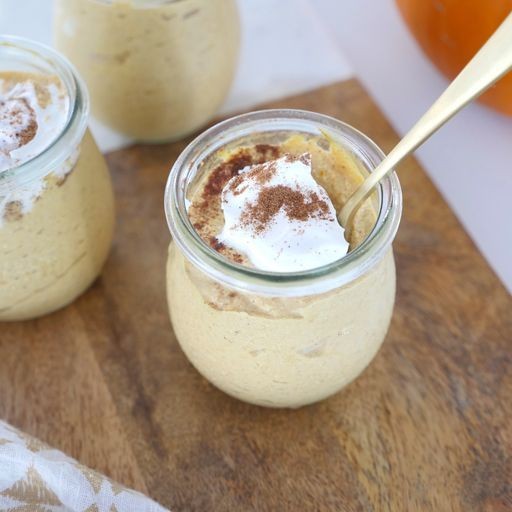 Pumpkin spice tofu pudding