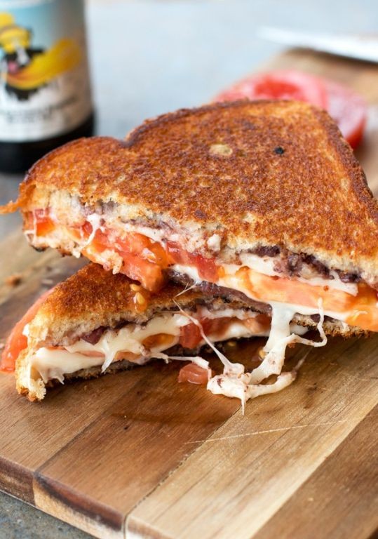 Puttanesca Grilled Cheese Sandwich with Provolone