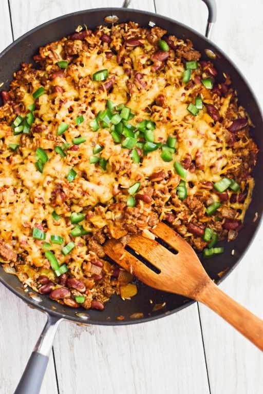Quick Hamburger Skillet Chili