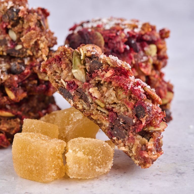 Rainbow Oatmeal Cookies with Dried Fruit