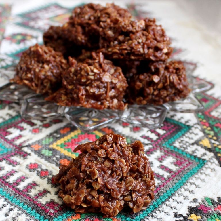 Raisin Walnut Haystacks