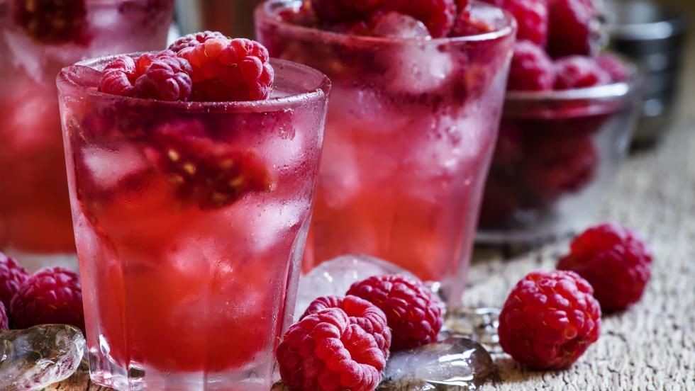 Raspberry Cucumber Cooler Martini