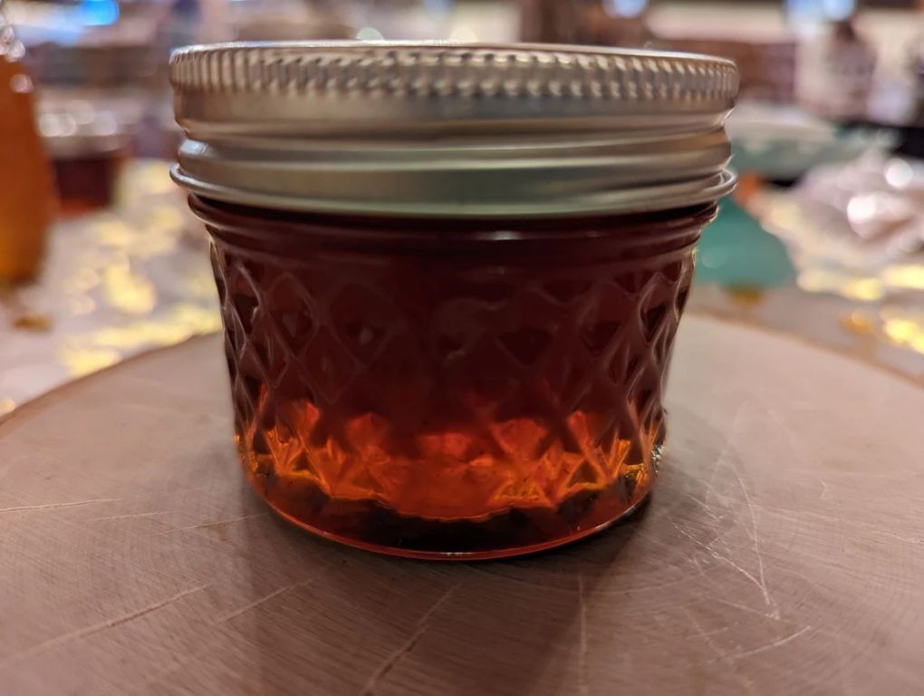 Raspberry Hibiscus Infused Honey