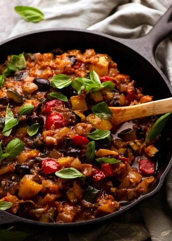 Ratatouille-Inspired Vegetable Stew