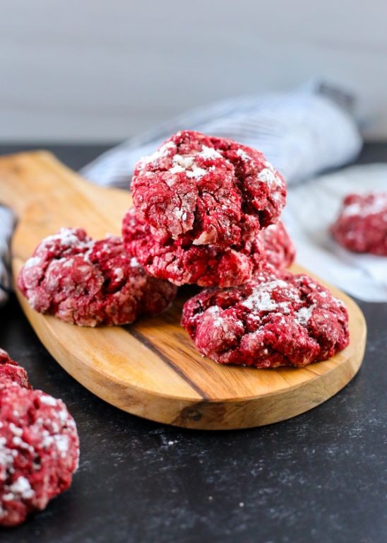 Red Velvet Butter Cookies