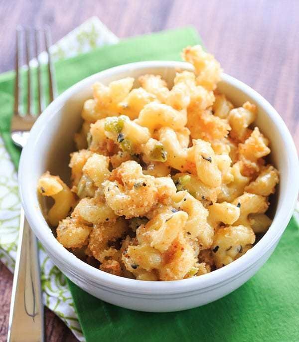 Roasted Hatch Chile Mac and Cheese