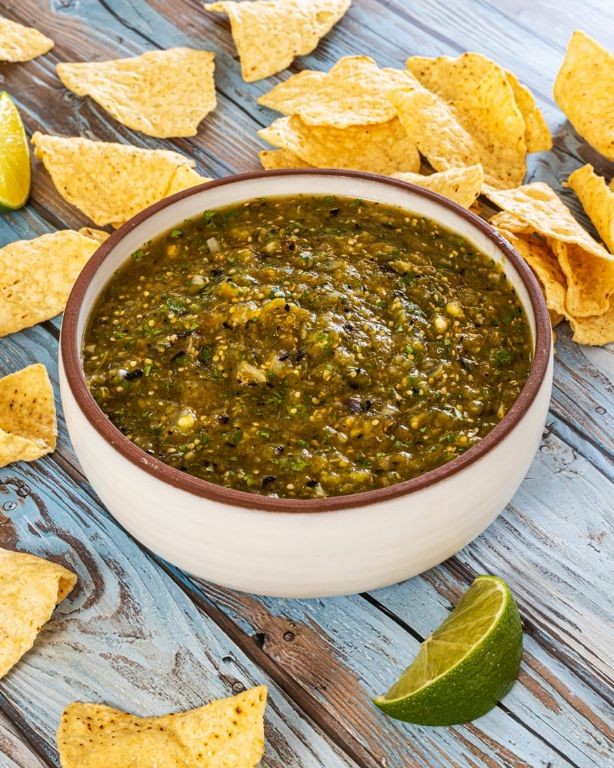 Roasted Hatch Chile Salsa Verde
