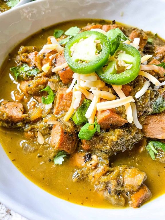 Roasted Hatch Chile and Pork Green Chili