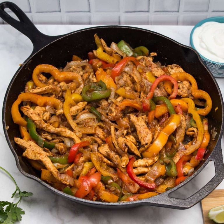 Roasted Tomato and Chicken Fajitas