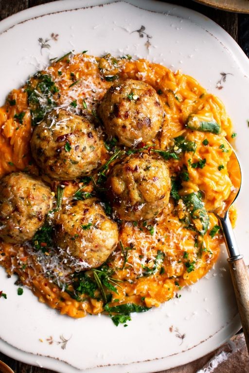 Rosemary Balsamic Aidells Chicken Meatballs