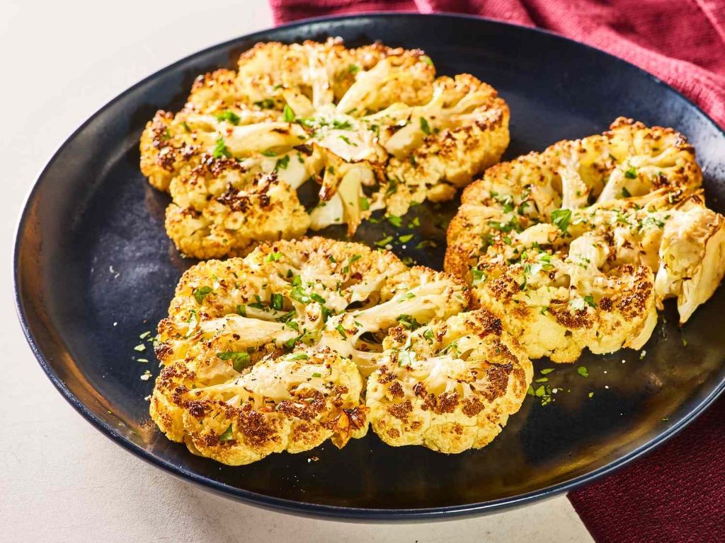 Rosemary Garlic Cauliflower Steak